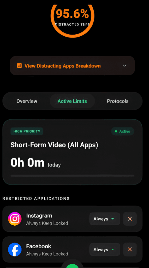 Intent Vault Screen
